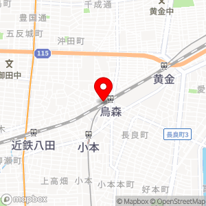 名鉄協商パーキング 烏森駅西の地図