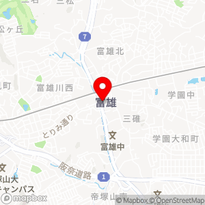 Pat（近鉄） 富雄元町の地図