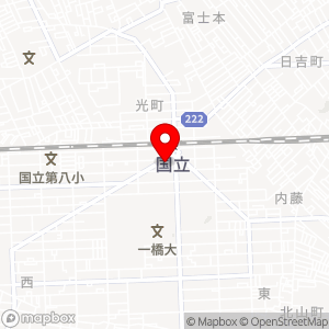 西友 国立店の地図