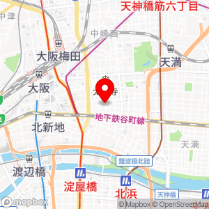 コインパーク 曽根崎1丁目の地図