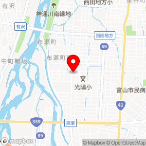 ローソン 富山布瀬町の地図