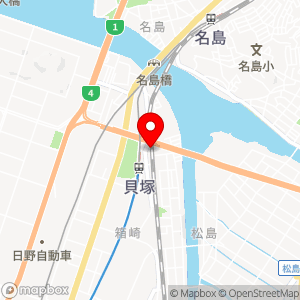 タイムズ 西鉄貝塚駅前の地図