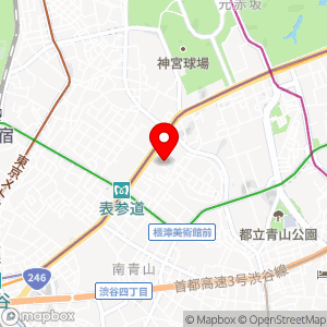 LOCA THE CLASS.AOYAMAの地図