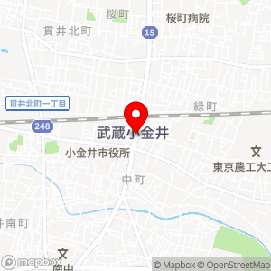 ファミリーマート 武蔵小金井本町店の地図