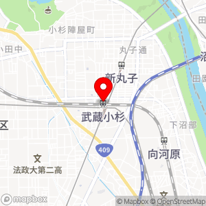 NewDays 武蔵小杉1号の地図