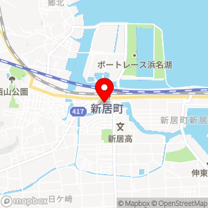 三井のリパーク 新居町駅前の地図