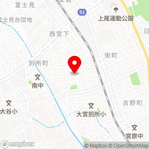 ふわふわ 大宮別所店の地図
