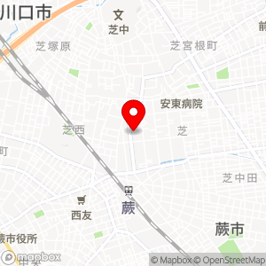 コモディイイダ 蕨店の地図