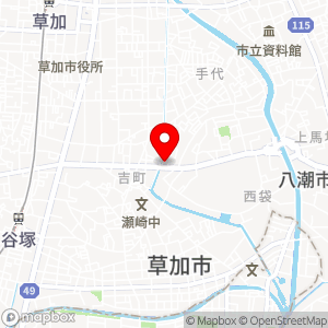 セブン-イレブン 草加手代町店の地図