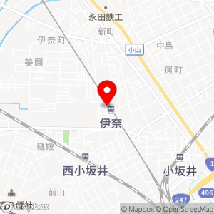 名鉄協商パーキング 伊奈の地図