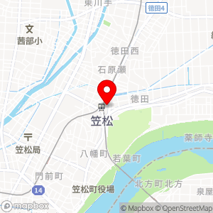 名鉄協商パーキング 笠松の地図