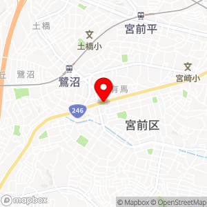 三井のリパーク 宮前郵便局駐車場の地図