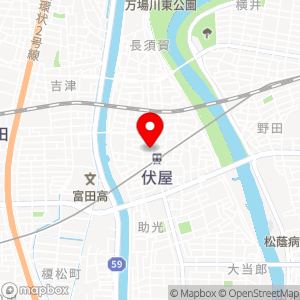 名鉄協商パーキング 伏屋駅前の地図