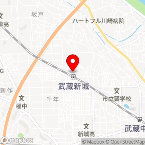 西友 武蔵新城店の地図