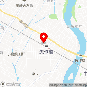 名鉄協商パーキング 矢作橋駅前の地図