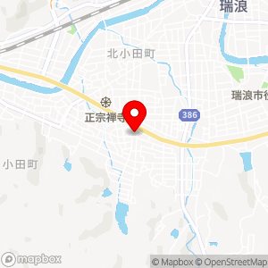 全日食チェーン 八百久の地図