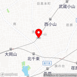 ローソン 目黒洗足駅前の地図