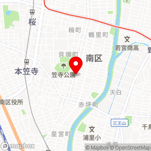 ローソン 南区芝町店の地図