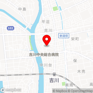 タイムズ 吉川中央総合病院の地図