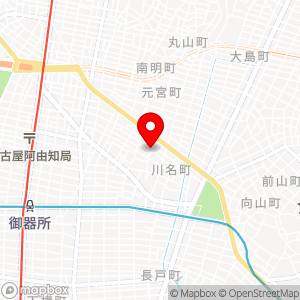 名鉄協商パーキング 川名町4丁目の地図