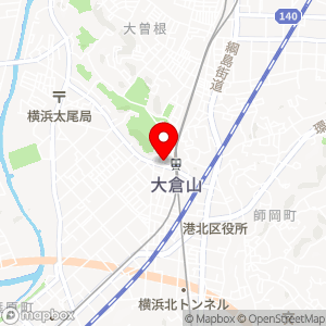 ナビパーク 大倉山第1の地図