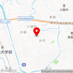 アコレ 草加中根店の地図