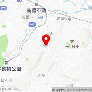 高幡台駐車場の地図