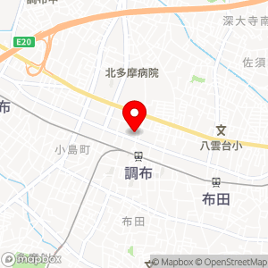 西友 調布店の地図